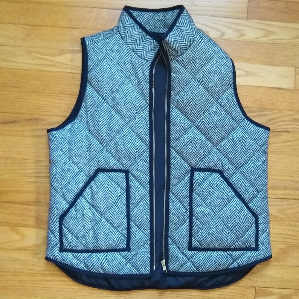 NWOT J.Crew Herringbone Vest